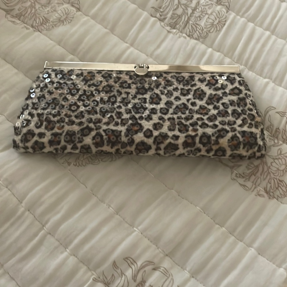 Animal print sequence clutch/wallet